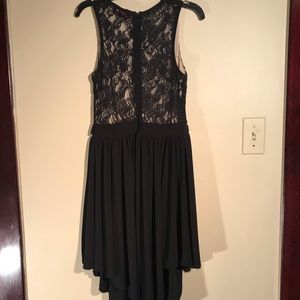 Black Laced Bodice Dress